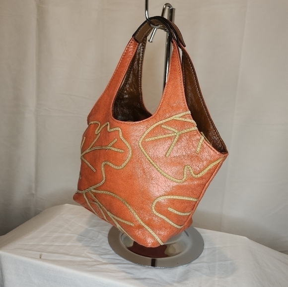 VINTAGE NINE WEST LEATHER SHOULDER  BAG - Picture 5 of 7